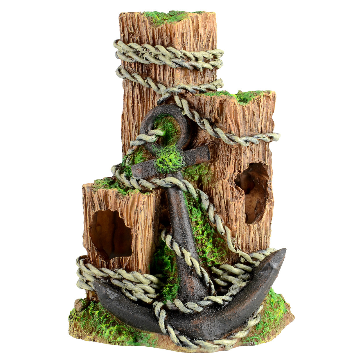 UNDERWATER TREASURES - Wood with Anchor - Small