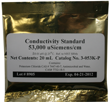 Neptune Conductivity Calibration Solution (53.0 mS)
