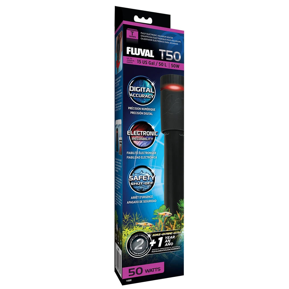 Fluval T Series Heater - T50 - 50W