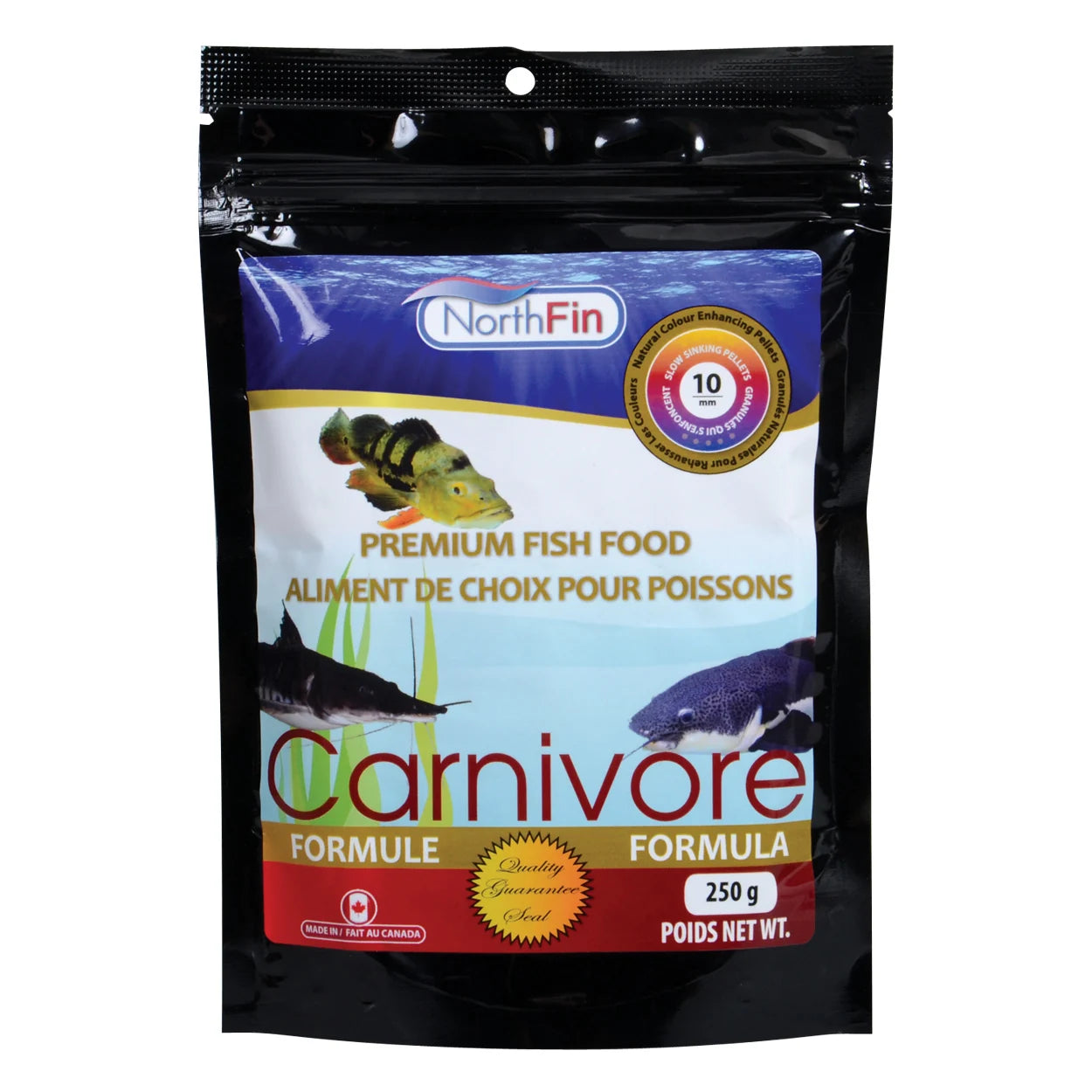 Northfin Food - Mass Carnivore Formula - 10 mm Sinking Pellets - 250 g