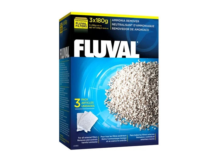 Fluval Ammonia Remover - 3 x 180 g (6.3 oz) - Default Title