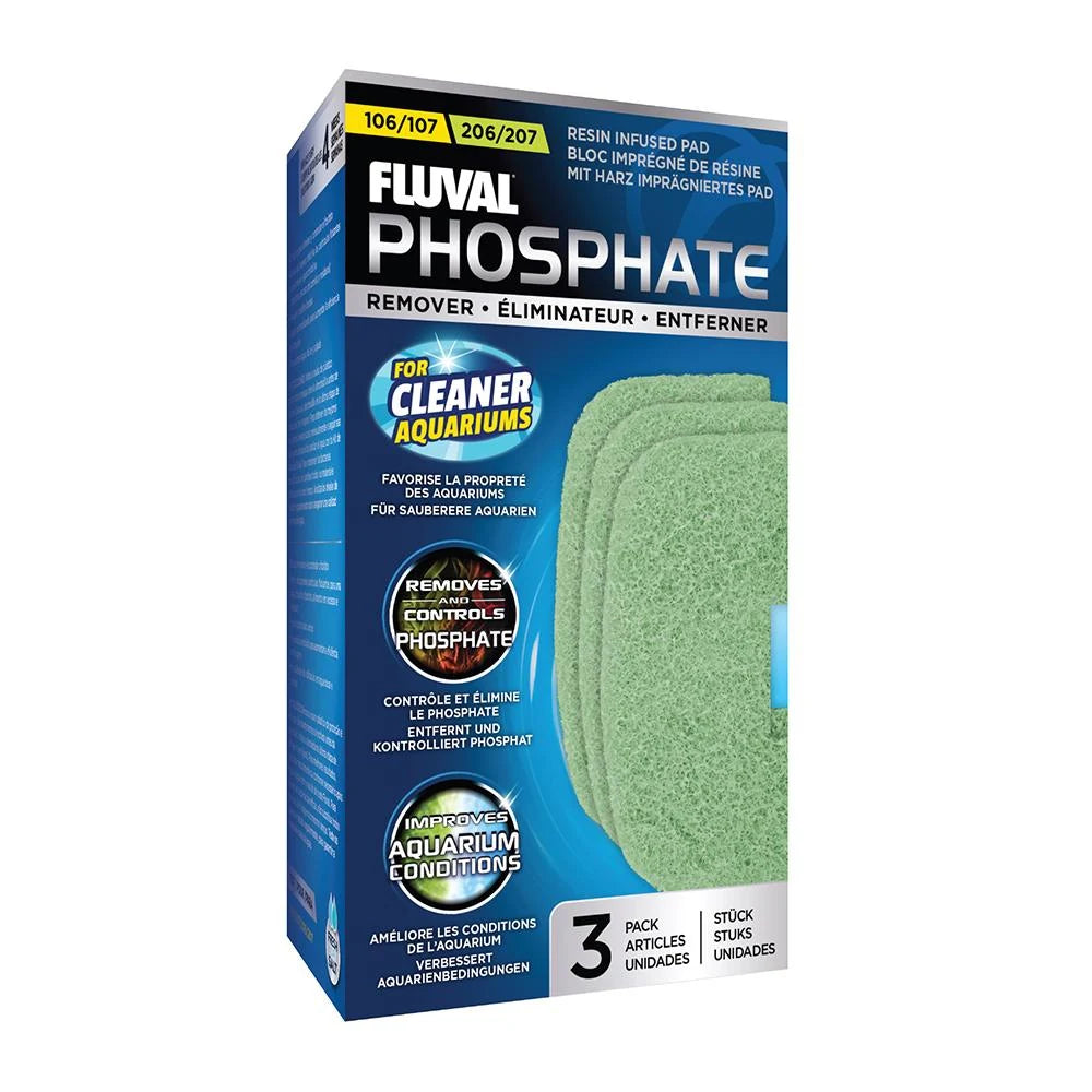 Fluval Phosphate Remover Pad - 107-207 3pcs
