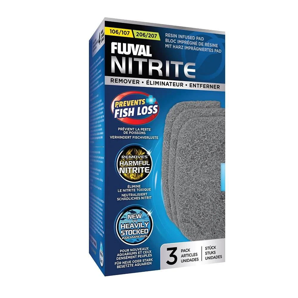 Fluval Nitrite Remover Pad - 107-207 - 3pcs