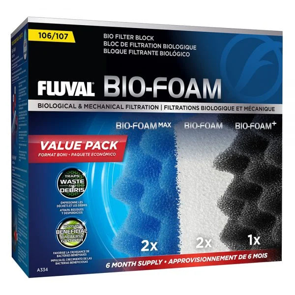 Fluval Bio-Foam Value Pack - 107 Pack